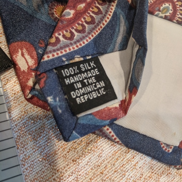 2 Robert Stock vintage 100% silk patterned ties - Picture 6 of 7